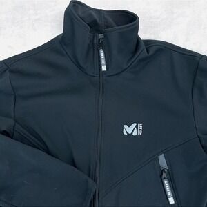 Millet N2S Windstopper Jacket Womens XL Black Soft Shell Full Zip‎ Comfort Flex